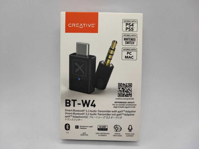Creative BT-W4 Bluetooth5.2 オーディオトランスミッタ
