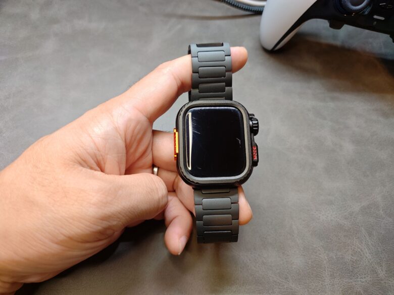 「純チタン製コンパチブルAppleWatchバンド」