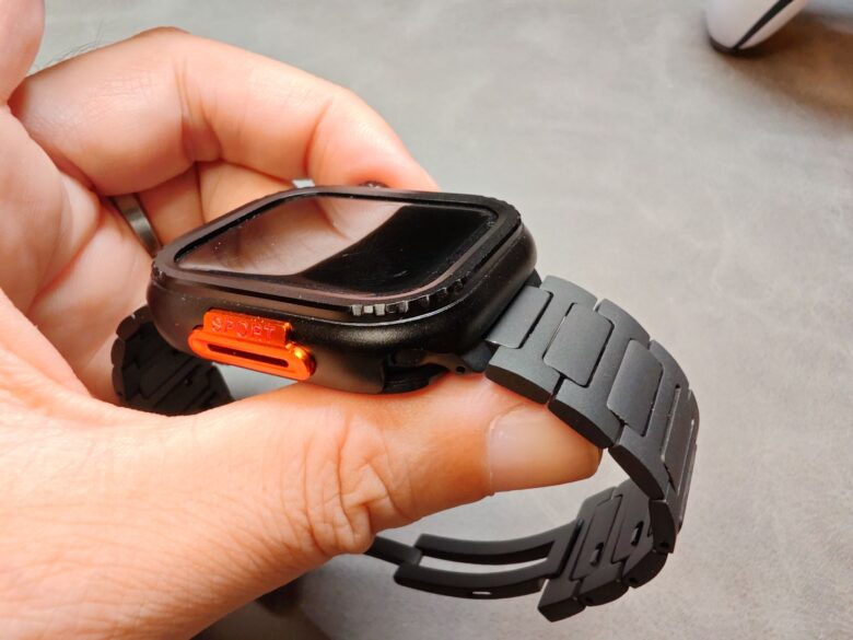 「純チタン製コンパチブルAppleWatchバンド」