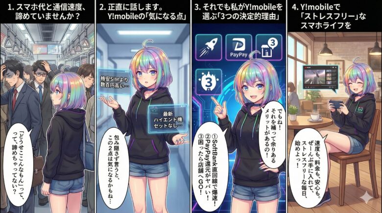 まとめ:Y!mobileで「ストレスフリー」なスマホライフを