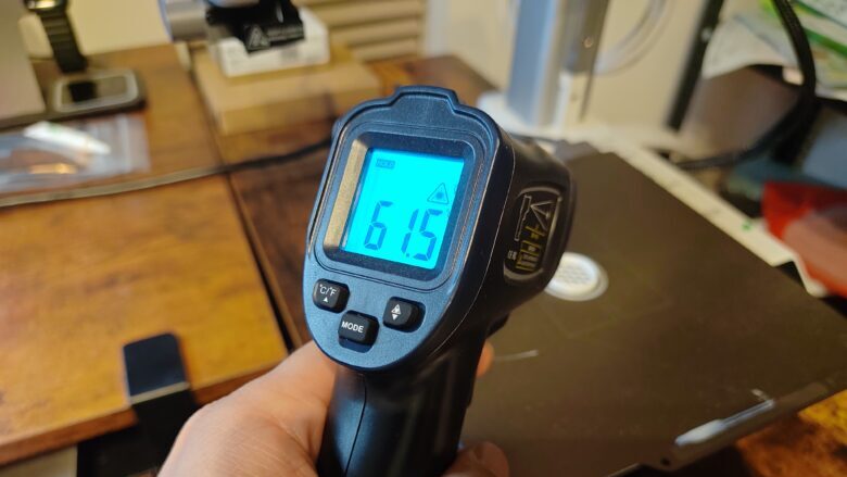 Bambu Lab A1 miniの温度