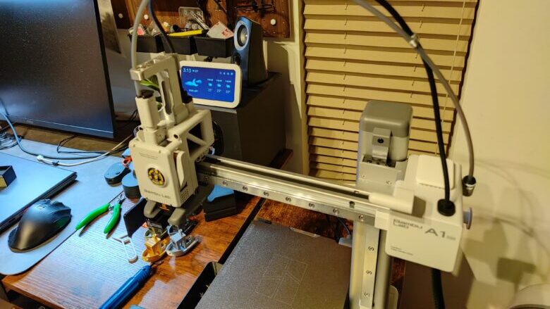 Bambu Lab A1 miniの設置画像