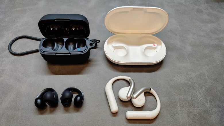 Anker Soundcore AeroClipとAnker Soundcore Aero Fitと比較