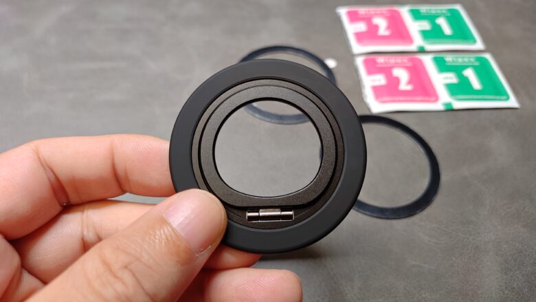 マグネット式スマートフォンリング