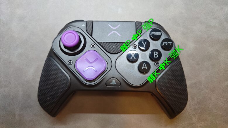 VictrixProBFGのボタン配置